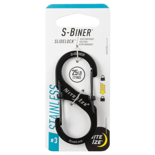 Nite IZE S-Biner SlideLock dual locking carabiner for $3