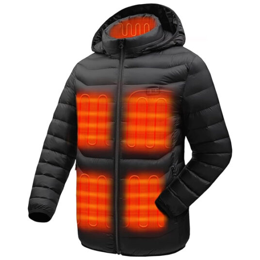 Venustas heated jacket with battery for $98