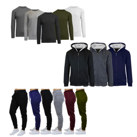 Winter apparel basics in multi-packs from $20