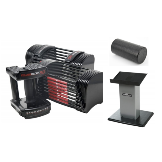 PowerBlock dumbbells and accessories from $12 at Woot