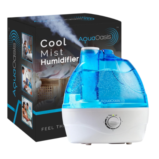 AquaOasis Cool Mist humidifier for $30