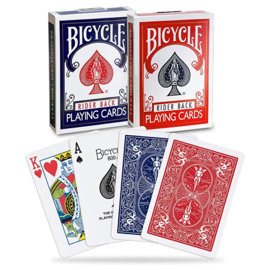 2-pack Bicycle Rider Back playing cards for $5