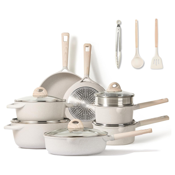 Carote 16-piece kitchen cookware set for $110