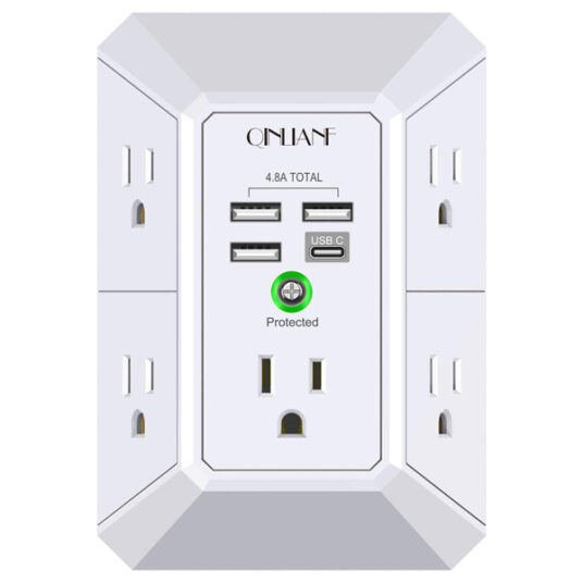 Prime members: 5-outlet surge protector with USB for $10