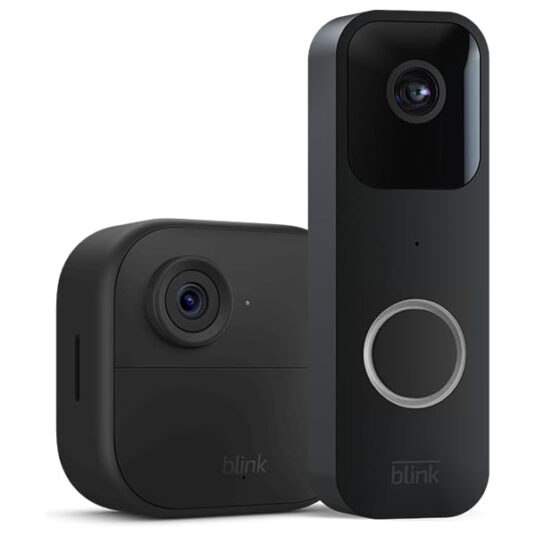Blink Gen 4 outdoor smart security camera with video doorbell for $90