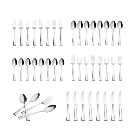 Today only: Chefs Studio 44-piece 18/10 flatware set for $66 shipped