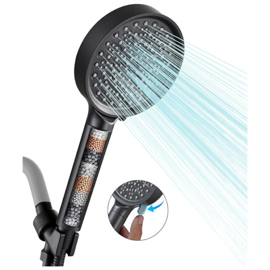 Cobbe 6-spray filtered shower head for $18