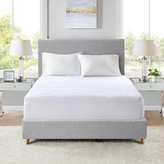 Any-size Home Design Easy Care waterproof mattress pad for $20