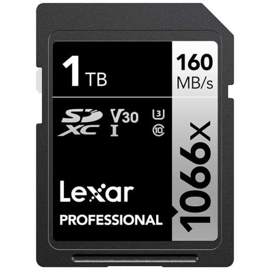 Lexar Professional 1066x 1TB SDXC card for $124