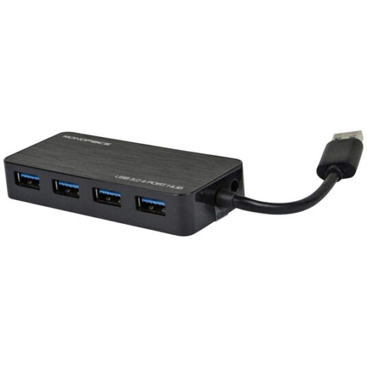 Monoprice 4-port USB 3 port hub for $6