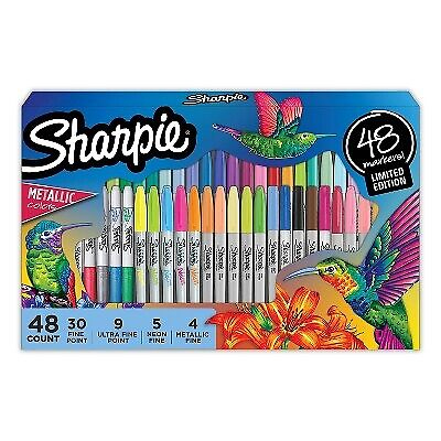 Sharpie 48-piece fine tip permanent markers for $17