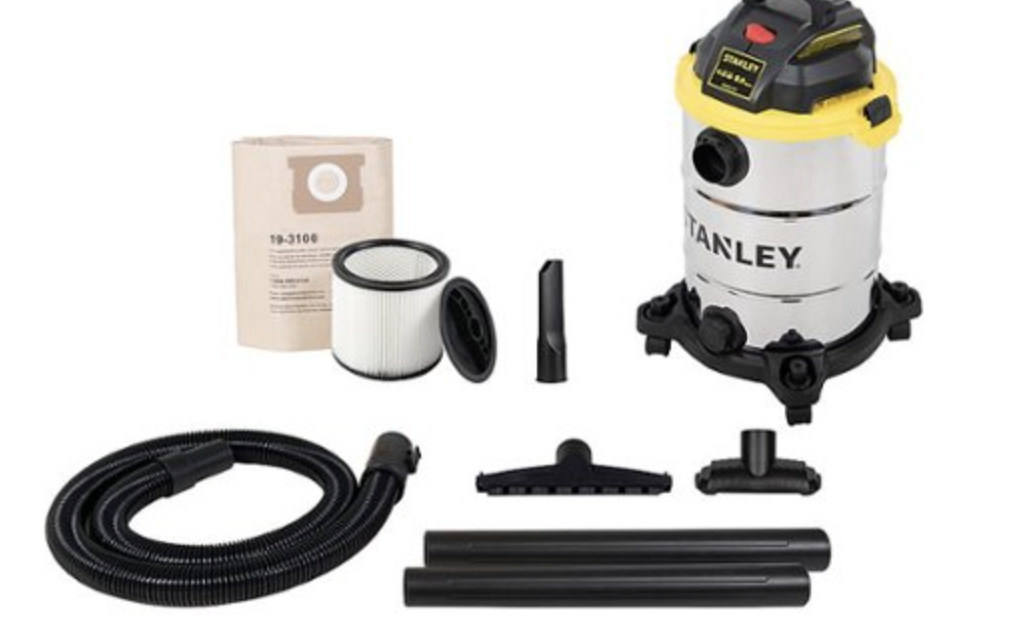 Today only: Stanley 8-gallon wet/dry stainless steel vacuum for $55