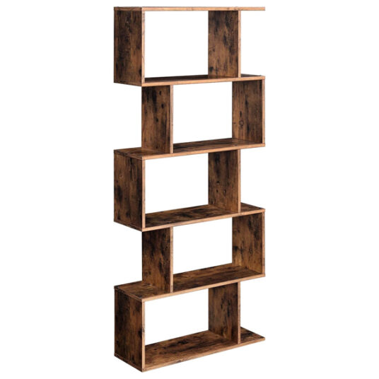 Vasagle 5-tier rustic display shelf for $59