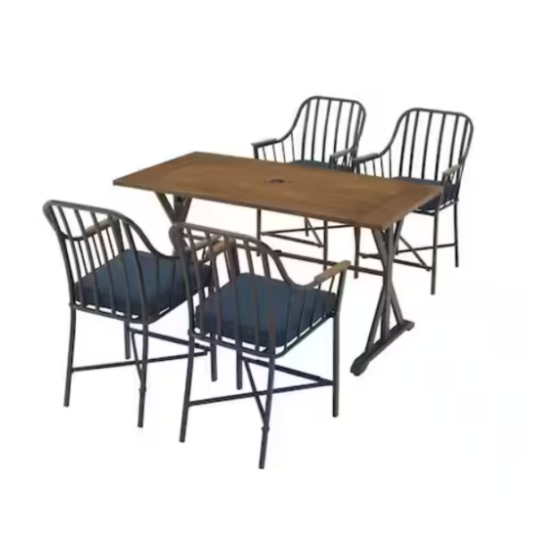 StyleWell Bedford Farmhouse 5-piece patio dining set for $360