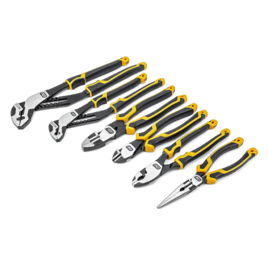 Gearwrench 6-piece Pitbull dual material mixed plier set for $59