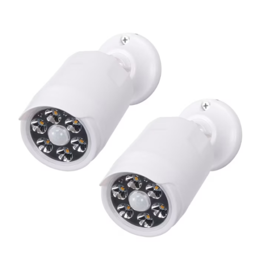 Honeywell motion activated integrated LED outdoor spot light (2-pack) for $15