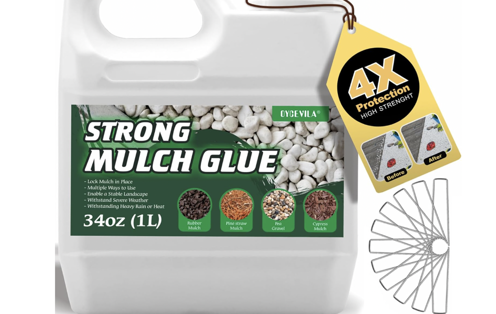 34-oz Strong mulch glue for $18