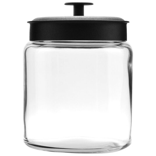 Set of 2 Anchor Hocking 96-ounce glass jars with lids for $21
