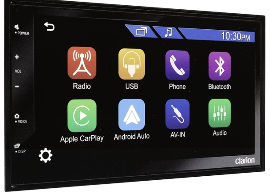 Today only: Clarion FX450 car stereo with rear view camera for $100