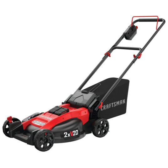 Craftsman V20 lawn mower with battery and charger for $229