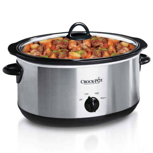 Crock-Pot 7-quart oval slow cooker for $30
