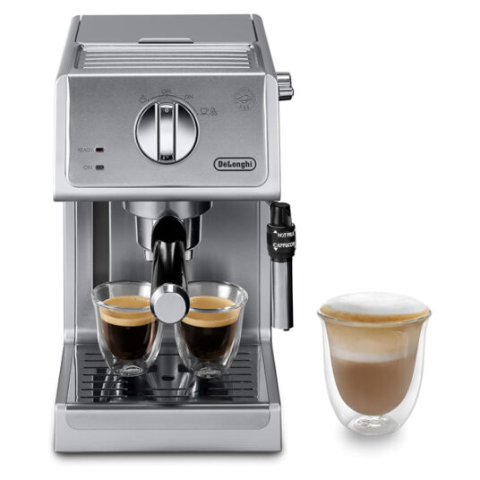 De’Longhi bar pump espresso and cappuccino machine for $124
