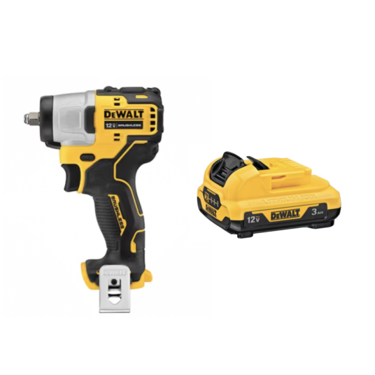 Today only: Dewalt Xtreme 12-volt max impact wrench + free battery for $139