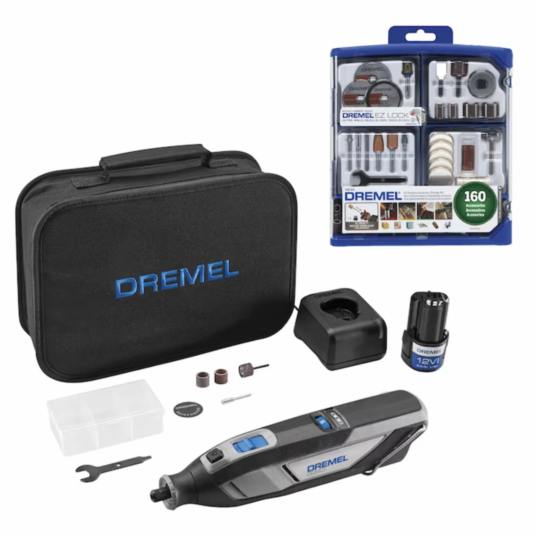 Today only: Dremel 12V rotary tool + 160 accessories for $98