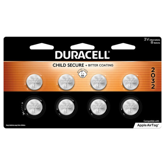 Duracell 8-count 2032 Lithium batteries for $9