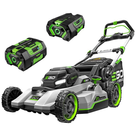 EGO Power+ 56-volt 21-inch self-propelled cordless lawn mower for $600
