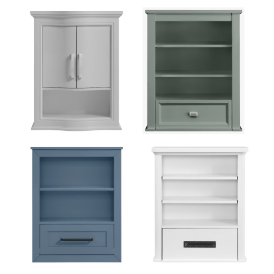 Today only: Take up to 50% off select bathroom storage