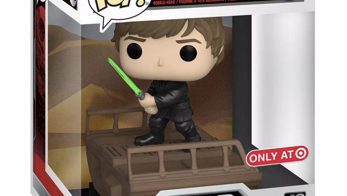 Funko Pop! Star Wars Return of The Jedi: Jabba’s Skiff Luke used figurine for $11
