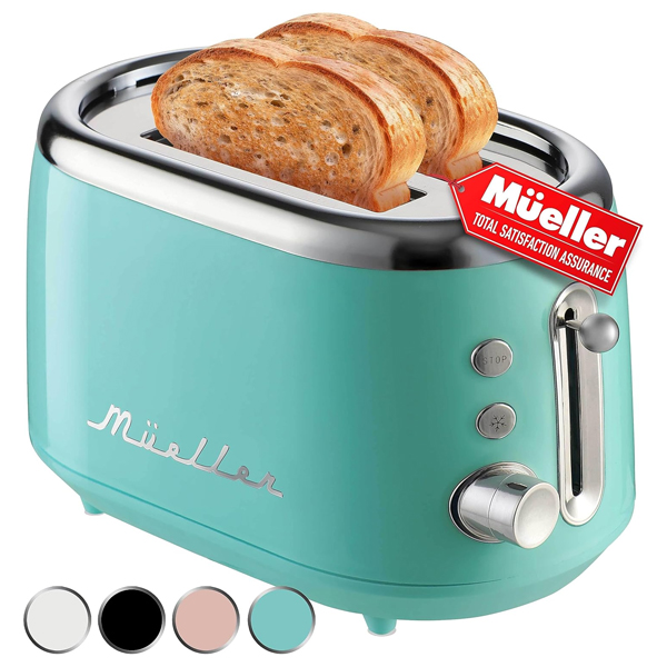 Mueller Retro 2-slice toaster for $28