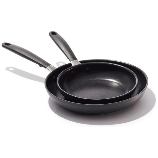 OXO Good Grips 8″ and 10″ frying pan skillet set for $30