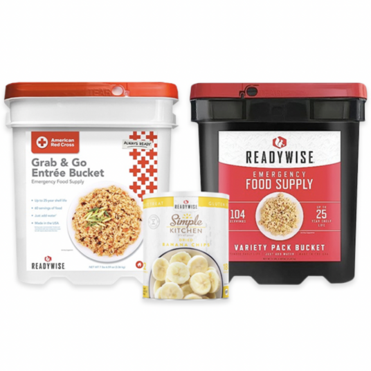 ReadyWise food supply essentials from $15