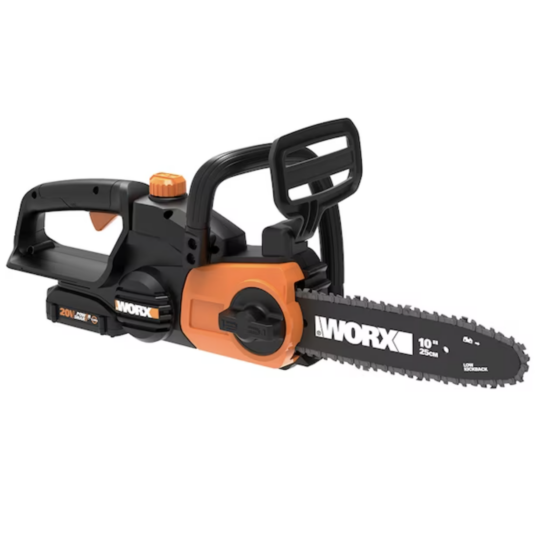 Today only: Worx Power Share 20-volt max 10-in battery 2 Ah chainsaw for $99