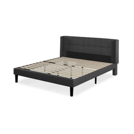Limited time: Zinus Dori king upholstered platform bed frame for $165