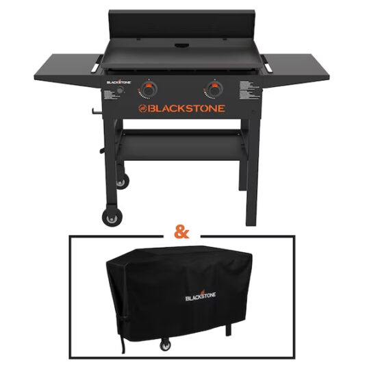 Blackstone 28-inch 2-burner propane flat top grill for $298