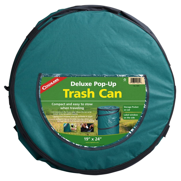 Coghlan’s Deluxe pop-up trash can for $16