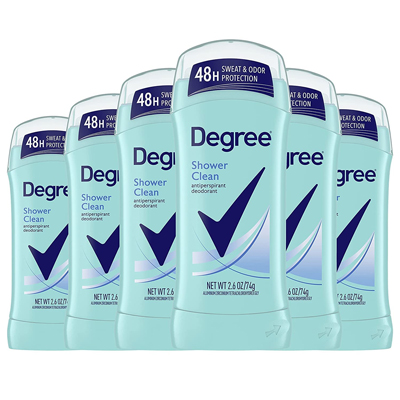 6-pack Degree Advanced antiperspirant deodorant for $9