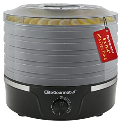 Elite Gourmet 5-tray food dehydrator for $25