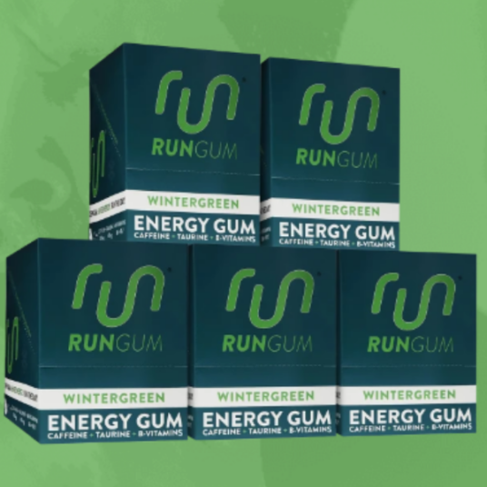 Today only: 96-pack Run Gum wintergreen caffeinated energy gum for $16 shipped