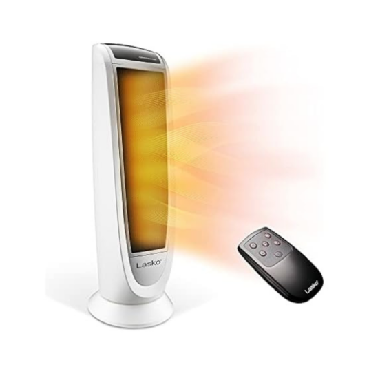 Prime members: Lasko 1500W ceramic tower heater with remote for $38