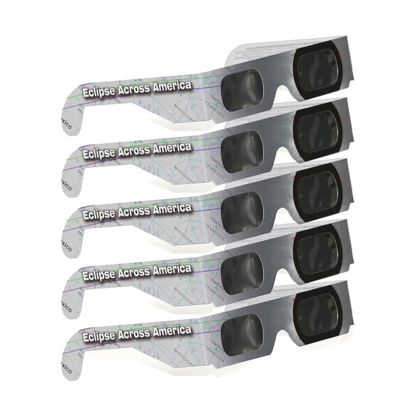 5-pack of DayStar solar eclipse glasses for $4
