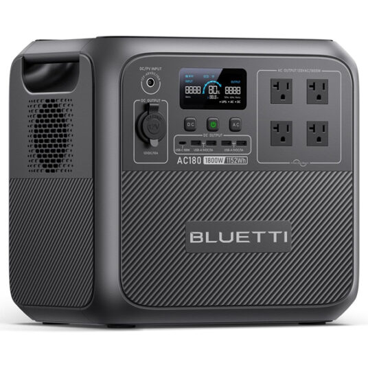 Bluetti AC180 portable power station for $535