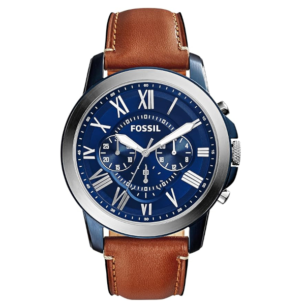 Fossil Grant men's chronograph watch for $78 - Clark Deals