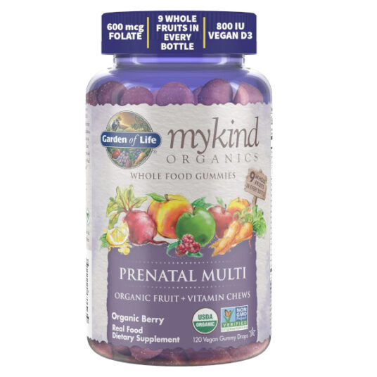 Garden of Life mykind Organics prenatal gummies for $15