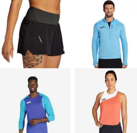Today only: Hoka athletic apparel from $18 - Clark Deals