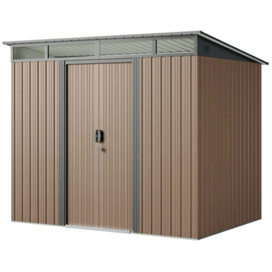 Lofka 8×6″ outdoor garden shed for $340 shipped