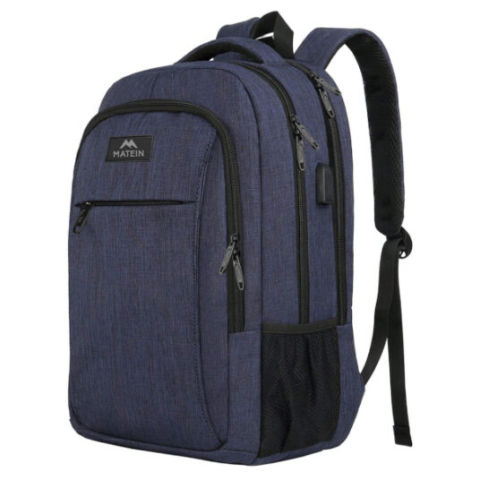 Matein laptop backpack with USB for $27